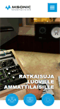 Mobile Screenshot of msonic.fi