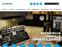 Tablet Screenshot of msonic.fi